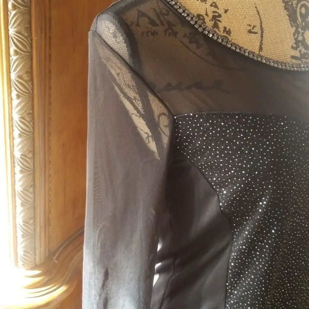 Ny collection evening dress. Bling & sparkle - Picture 3 of 13